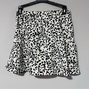 Altar'd State Womens Size Medium Dot Print A Line Mini Skirt Stretch Waist